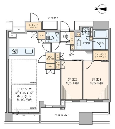 City Tower Umeda East Room 4003 Floorplan